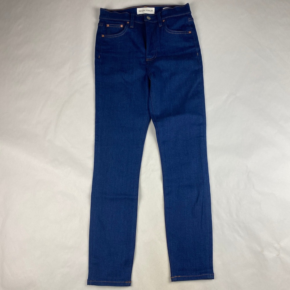 Denim Forum Jeans Women's‎ Size 26 Blue The Arlo High Rise Straight 28L